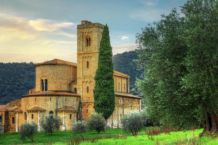 Abbey of SantAntimo - Tuscany - Italy #3 Photograph by Joana Kruse