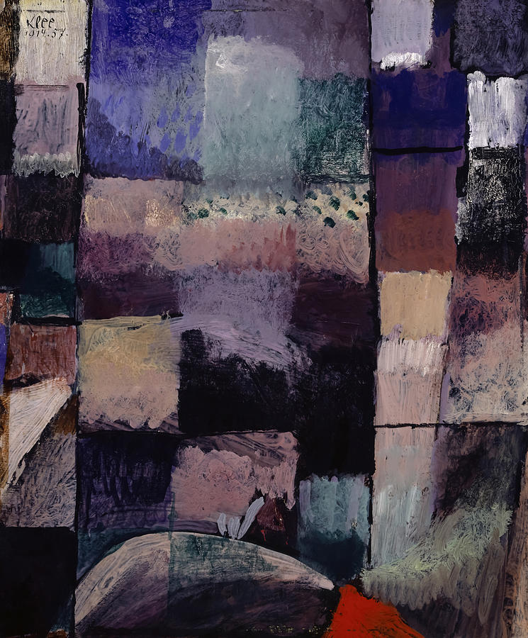 Paul Klee Painting - About a motif from Hammamet by Paul Klee  by Mano Art