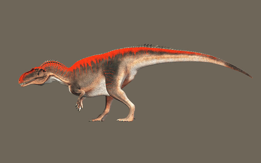 Acrocanthosaurus Digital Art by Daniel Eskridge