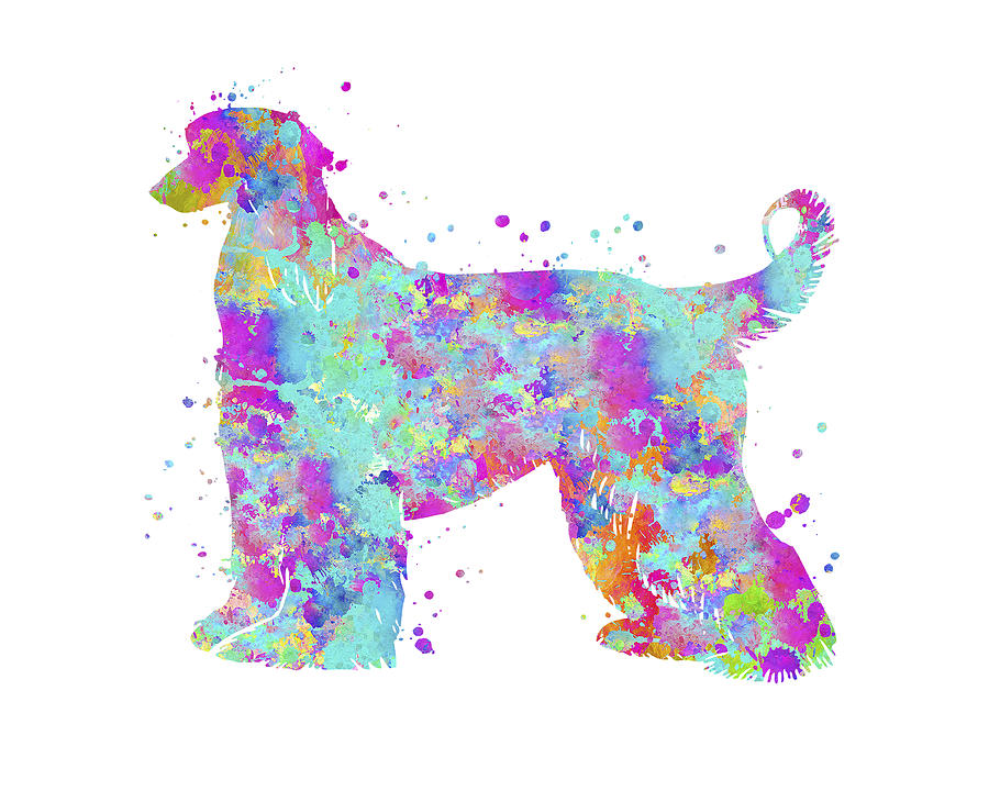 Afghan Hound Painting - Afghan Hound by Zuzi s Afghan Hound Painting - Afghan Hound by Zuzi s