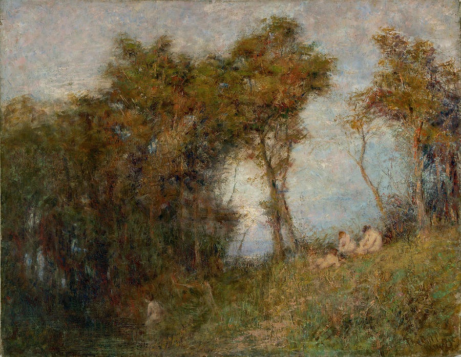 Afterglow Summer evening Painting by Frederick McCubbin | Fine Art America