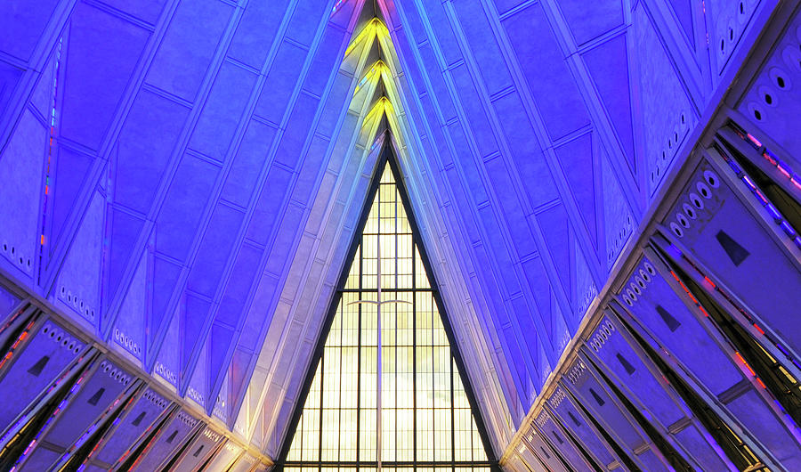 Air Force Academy Chapel Colorado Springs Colorado Photograph By William Reagan Fine Art America 