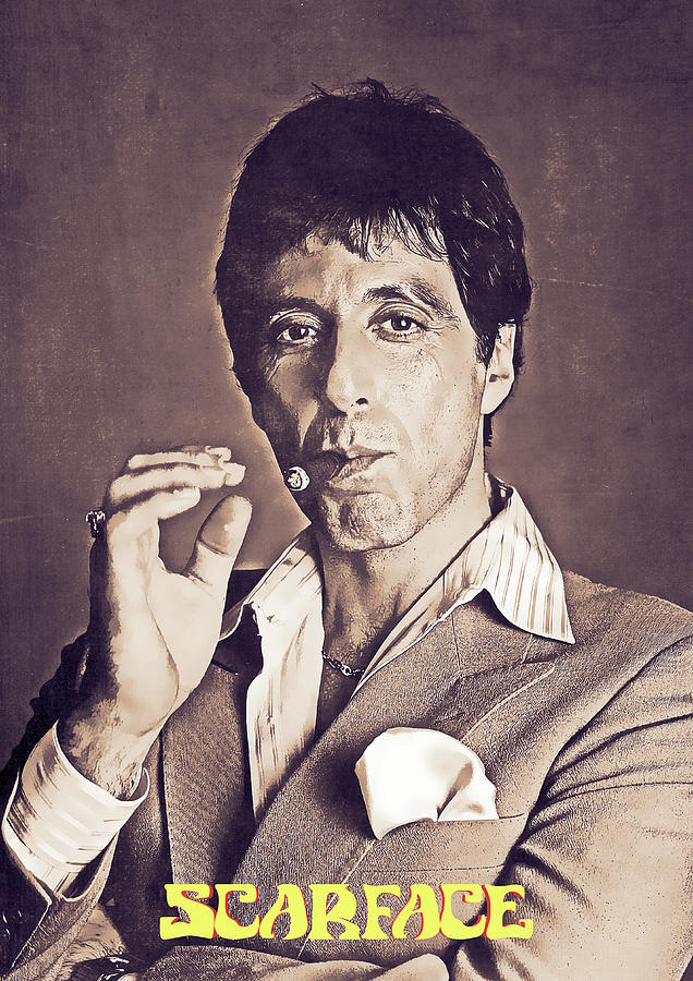 Al Pacino in Scarface Digital Art by Enea Kelo - Fine Art America