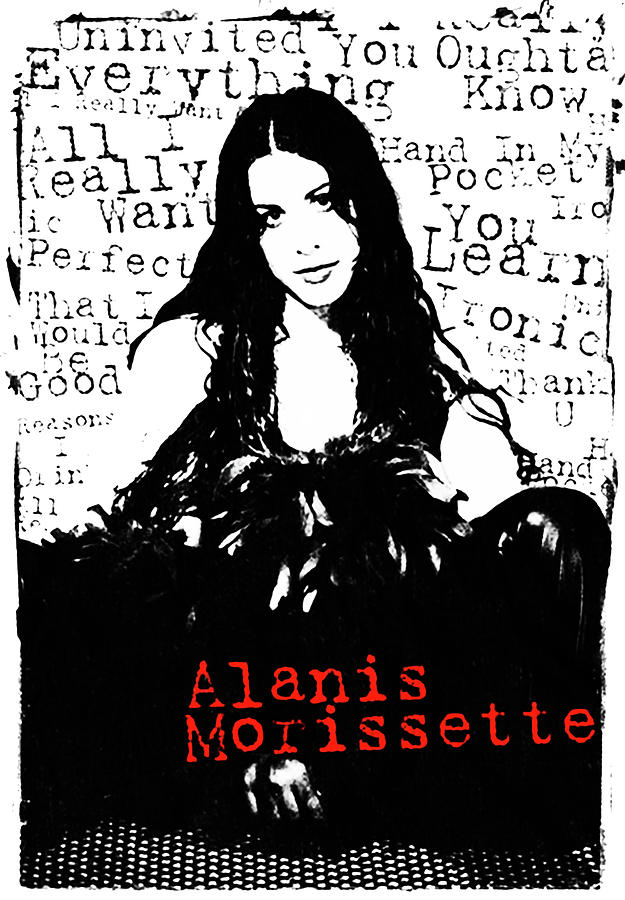 Alanis Morissette Photograph - Alanis Morissette #4 by Carrolus Bagas