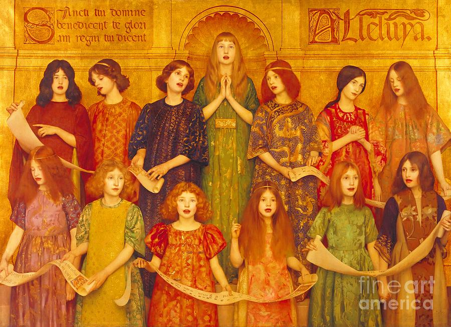 Alleluia #2 Painting by Thomas Cooper Gotch