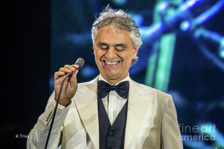 Andrea Bocelli in Concert #3 Photograph by Rene Triay FineArt Photos