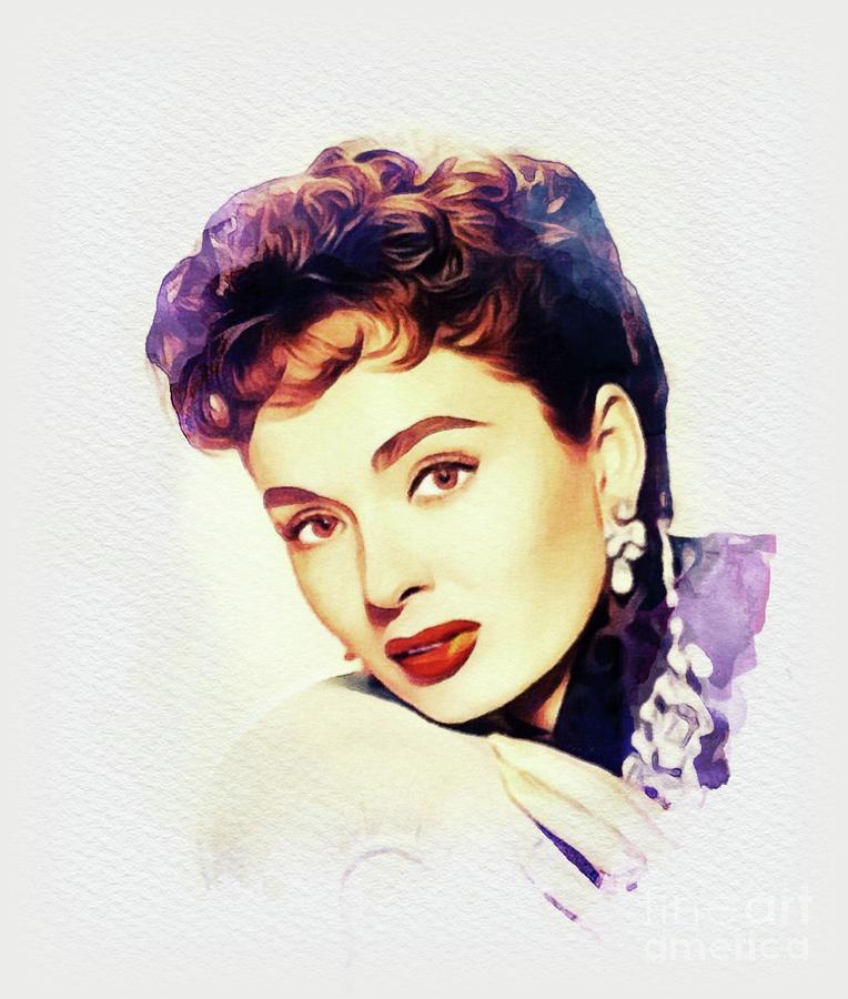 Ann Blyth, Movie Legend Painting By Esoterica Art Agency - Fine Art America