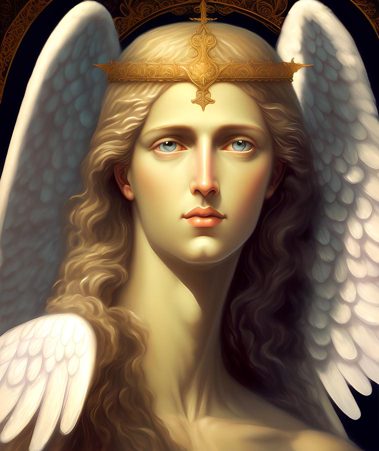 Archangel Gabriel - Angel of Beauty and Harmony, Generative AI I ...