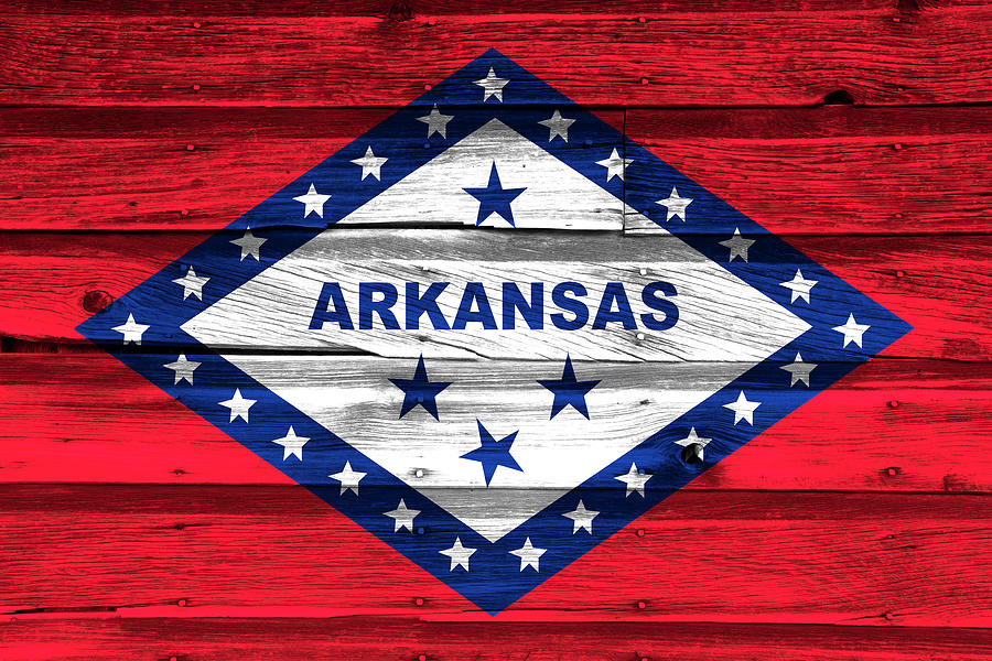 Arkansas State Flag Photograph