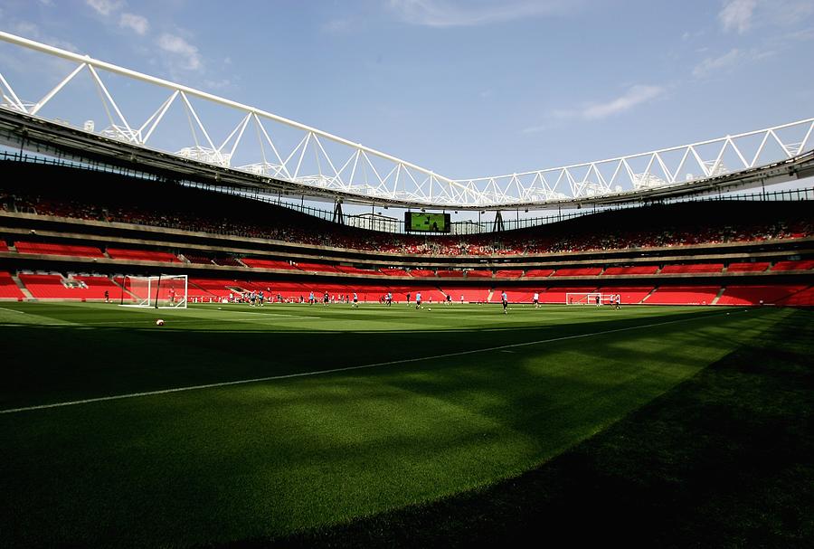 Arsenal Training & Emirates Stadium Open Day #3 Photograph by Paul Gilham
