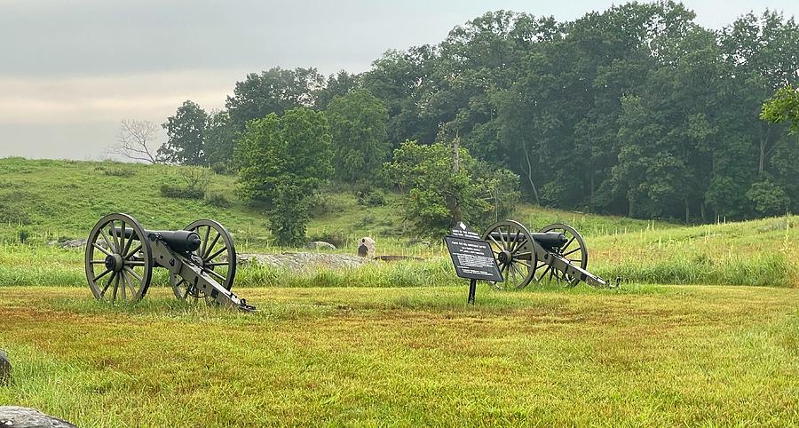 Artillery at Gettysburg Photograph by William E Rogers - Fine Art America