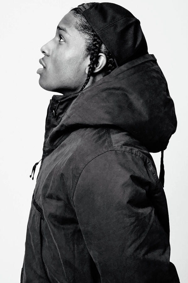 Asap Rocky Black And White Photograph by Elaine Hernandez