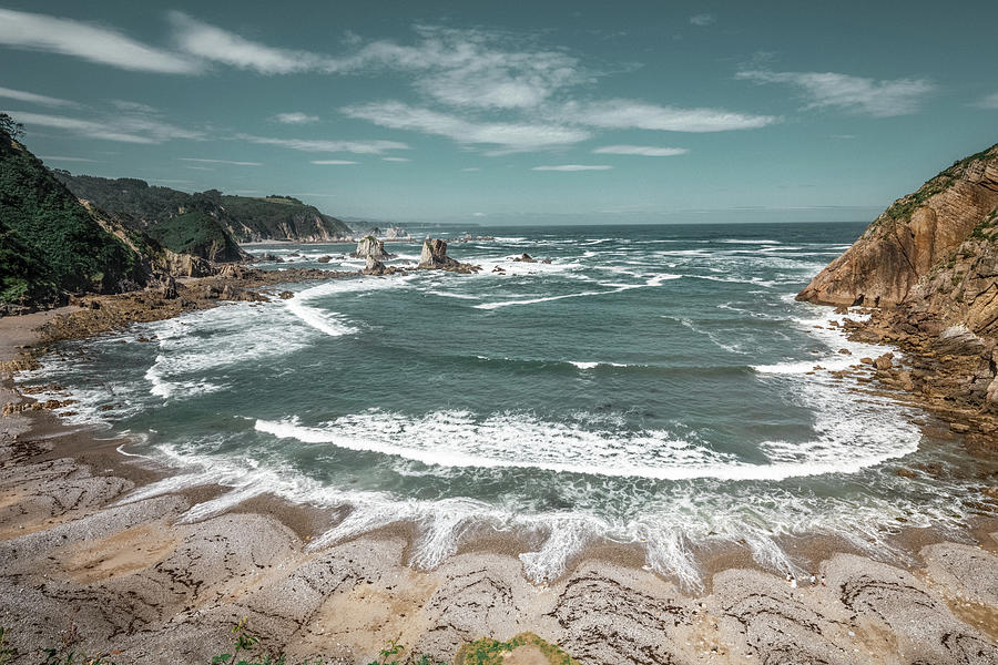 Asturian Coast in Northern Spain #2 Photograph by Benoit Bruchez