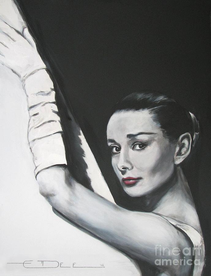 Audrey Hepburn Painting - Audrey Hepburn #3 by Eric Dee