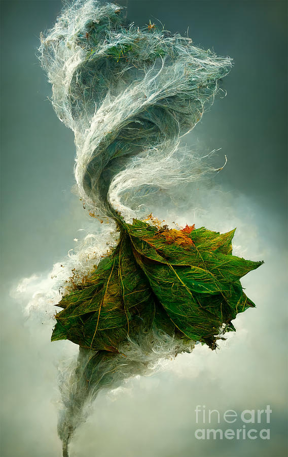 Fall Digital Art - Autumn wind #3 by Sabantha