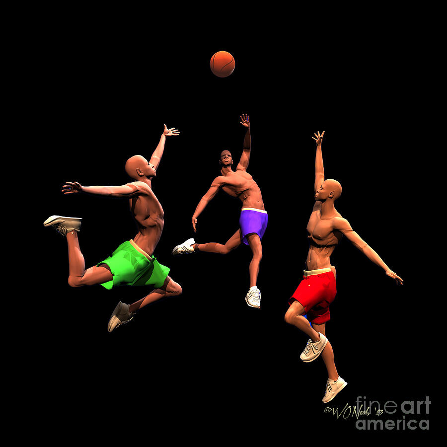 Athlete Digital Art - La Danse des Balleurs, No. 1 by Walter Neal Athlete Digital Art - La Danse des Balleurs, No. 1 by Walter Neal