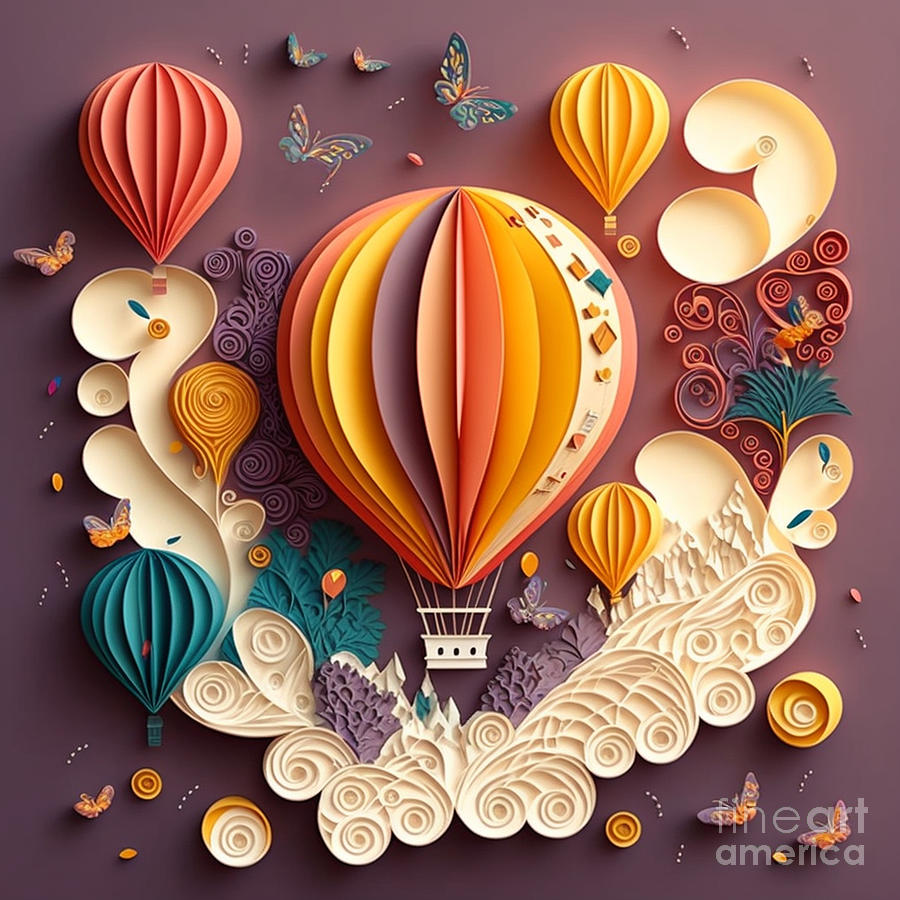 Balloons Digital Art by Jay Schankman