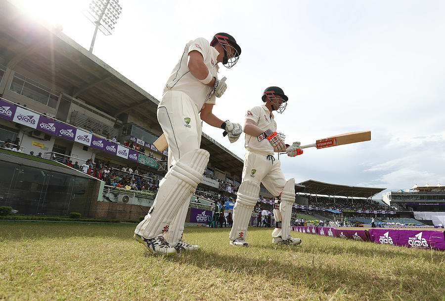 Bangladesh v Australia - 1st Test: Day 3 #3 Photograph by Robert Cianflone