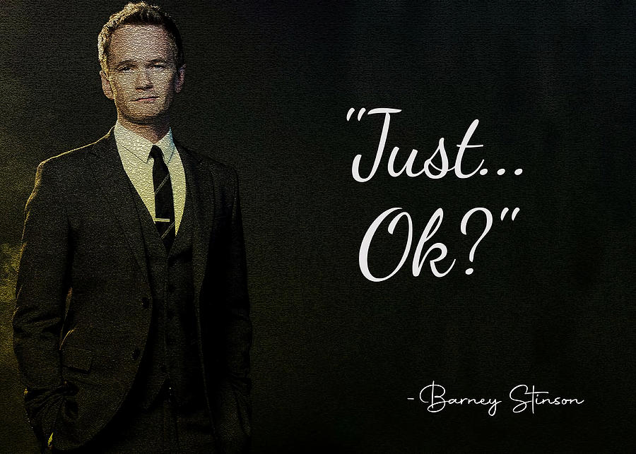 Christmas Painting - Barney Stinson Poster #3 by Matthews Holmes