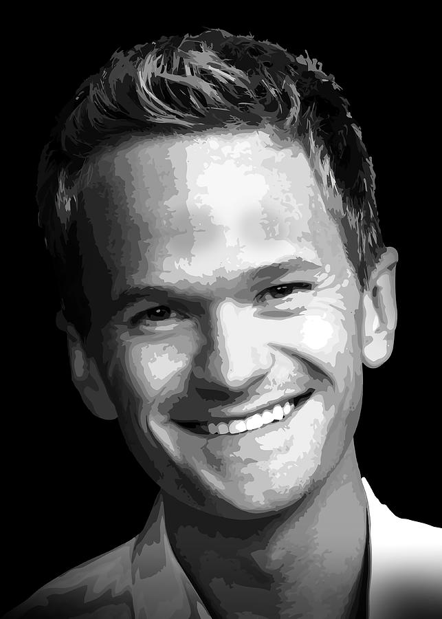 Christmas Painting - Barney Stinson Poster  #3 by Victoria Walsh