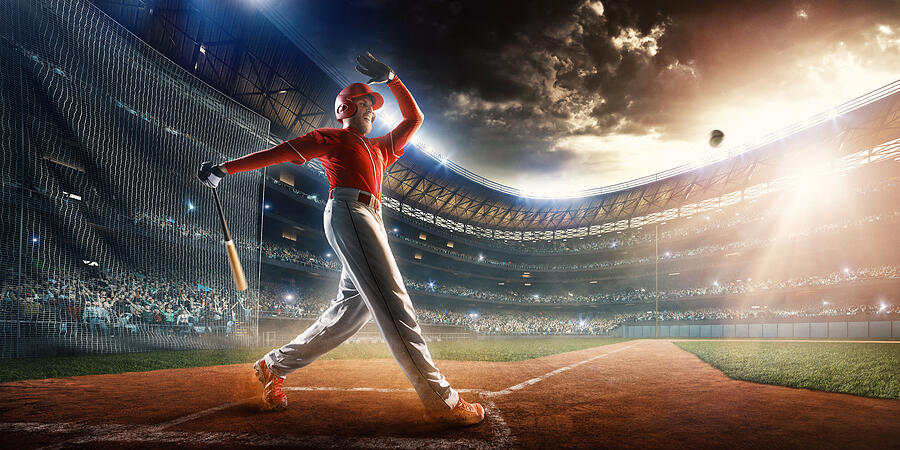 Baseball batter on stadium #3 Photograph by Dmytro Aksonov