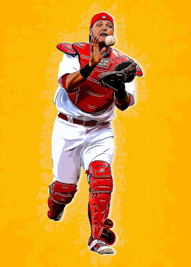Baseball St. Louis Cardinals Yadiermolina Yadier Molina Yadier Molina Yadi  St. Louis Cardinals Stlou by Wrenn Huber