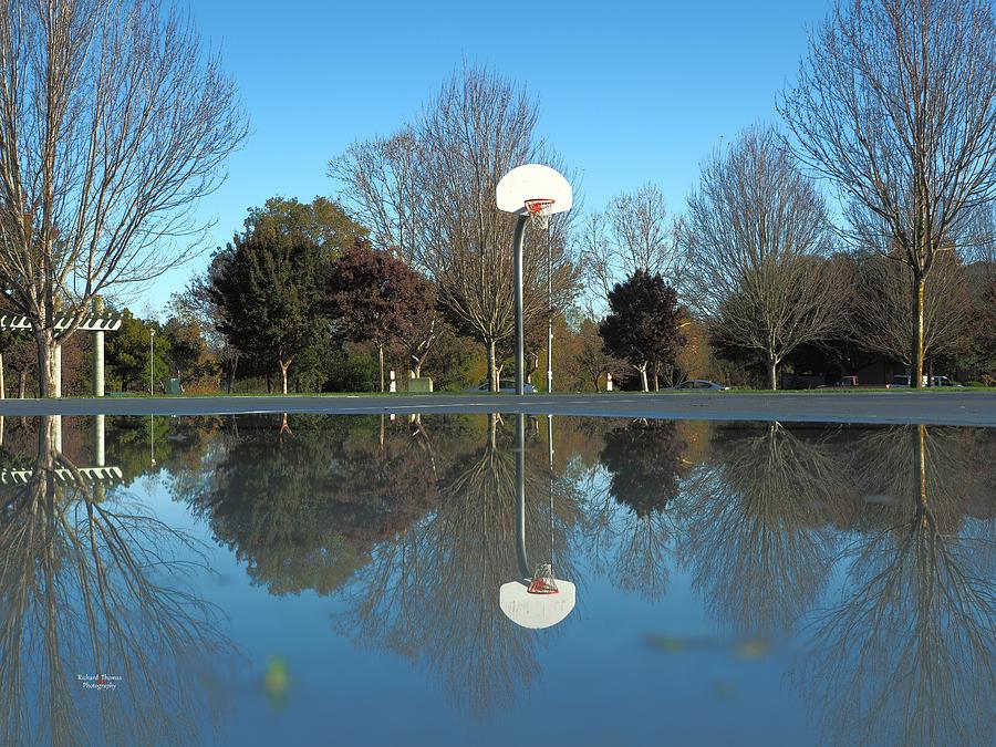 Basketball Court Reflections #3 Photograph by Richard Thomas