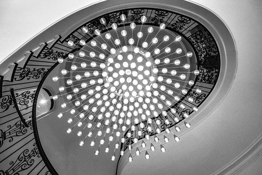 Beautiful Chandelier At The Cheekwood Estate and Gardens Nashville Tennessee Photograph by Dave Morgan