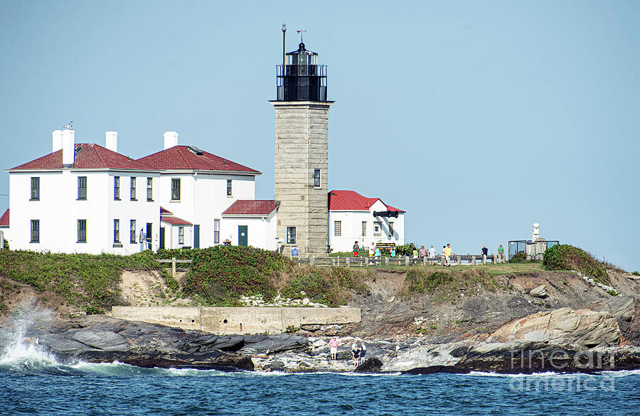 Lighthouse Print, Beavertail Lighthouse, Jamestown, Rhode Island, Lighthouse offers Art, New England, Lighthouse Wall Art, Coastal Photograph