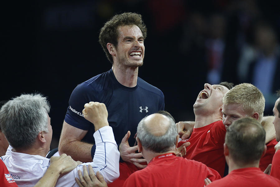 Belgium v Great Britain: Davis Cup Final 2015 - Day Three #3 Photograph by Jean Catuffe