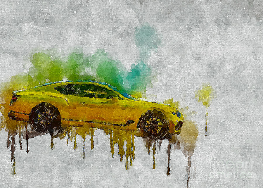 Bentley Continental GT Pikes Peak 2021 Digital Art by Marietta Beatty ...