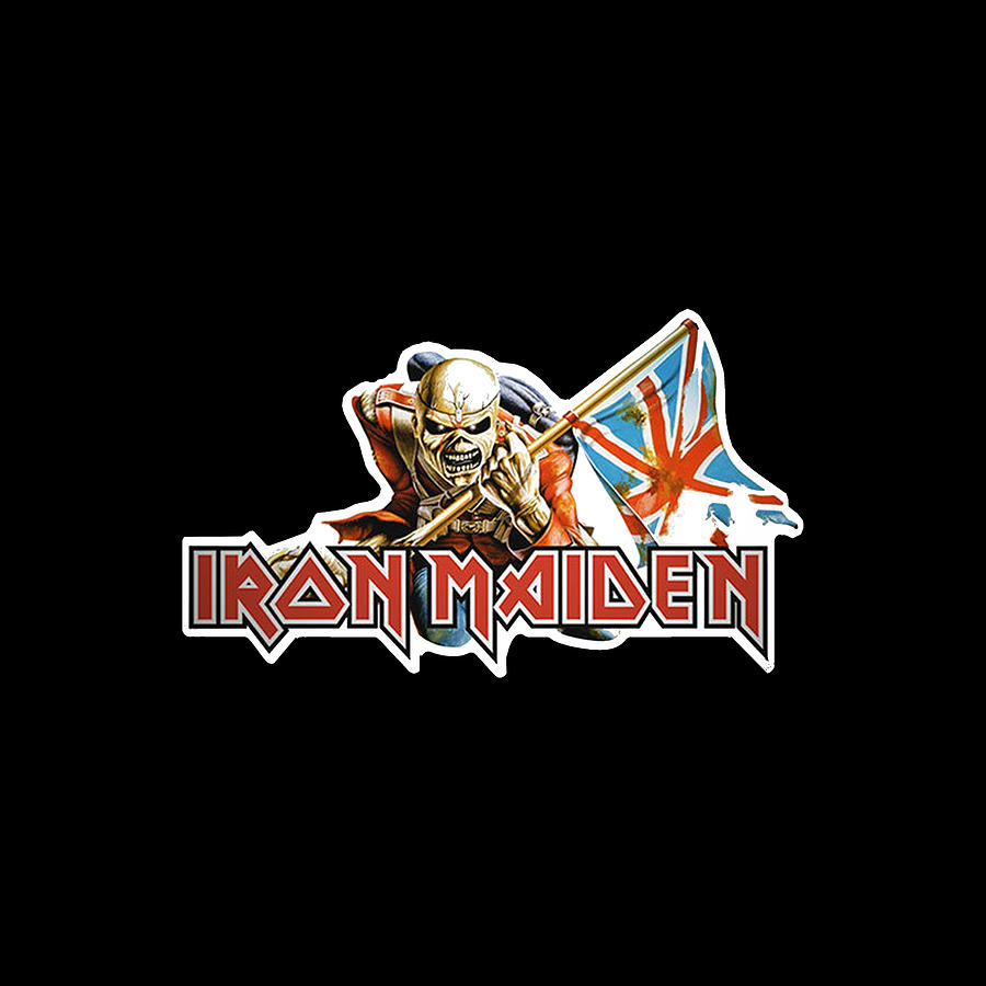 Best of Iron Maiden Band Logo Nongki Digital Art by Marceline Aureli ...