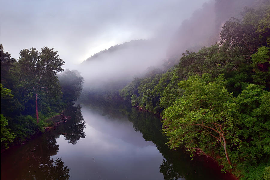 Big Piney River Photograph by Robert Charity