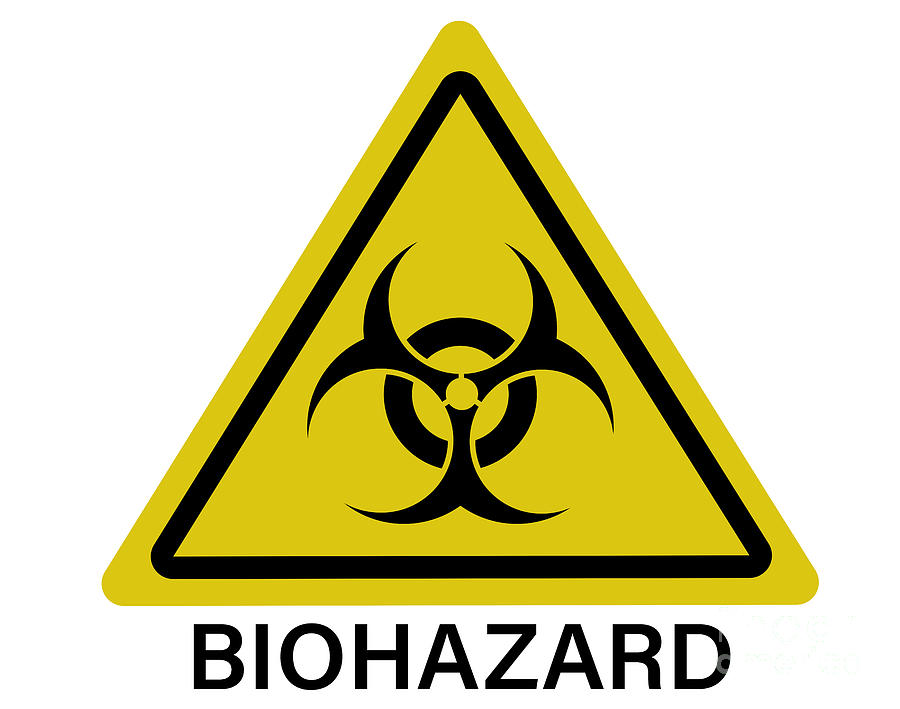 Biohazard dangerous sign Digital Art by Wdnet Studio | Fine Art America