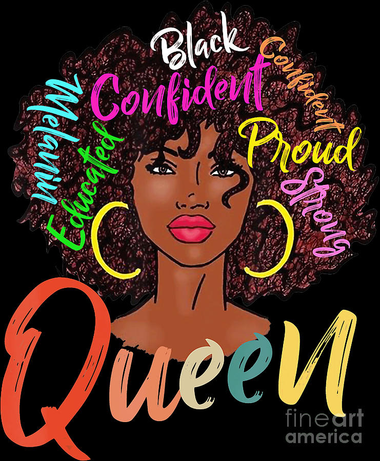 Black Girl Art, Afro women png, Black Women Strong png, Black Queen png ...