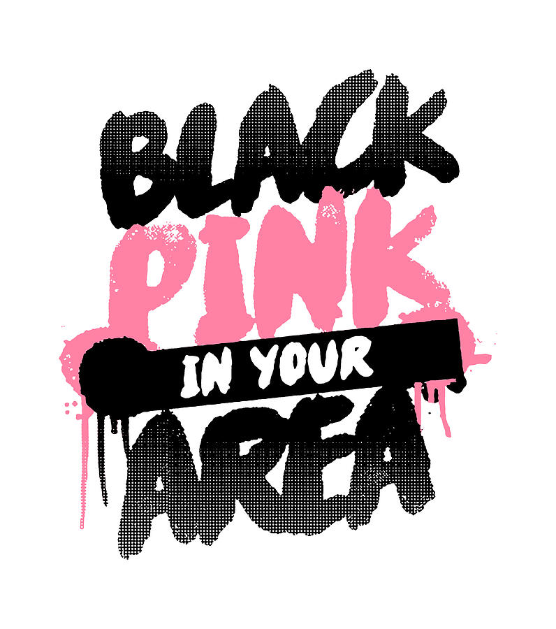 Blackpink Poster Painting Calligraphy, Wall Poster Black Pink