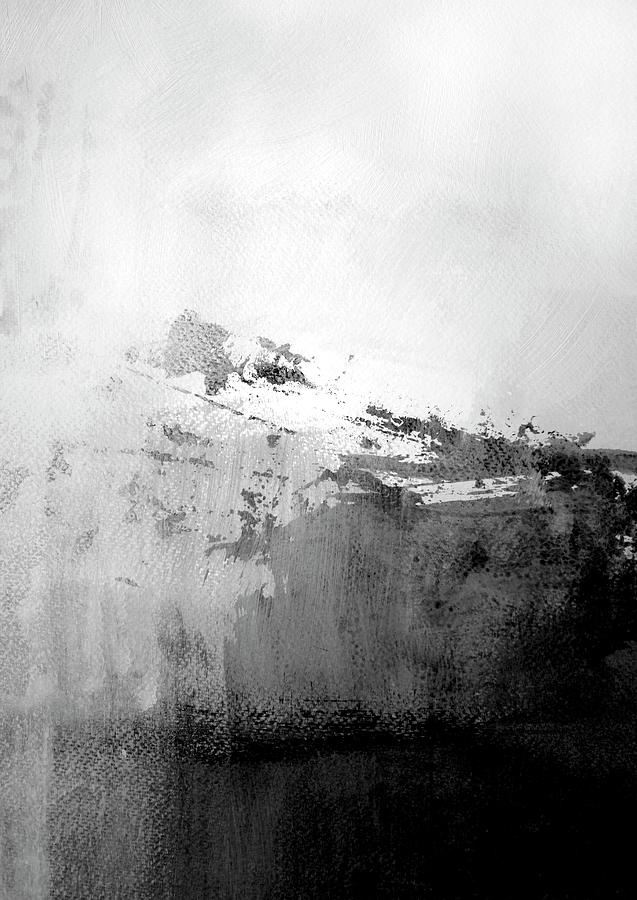 Black white landscape Painting by Ela Szczepaniak - Fine Art America