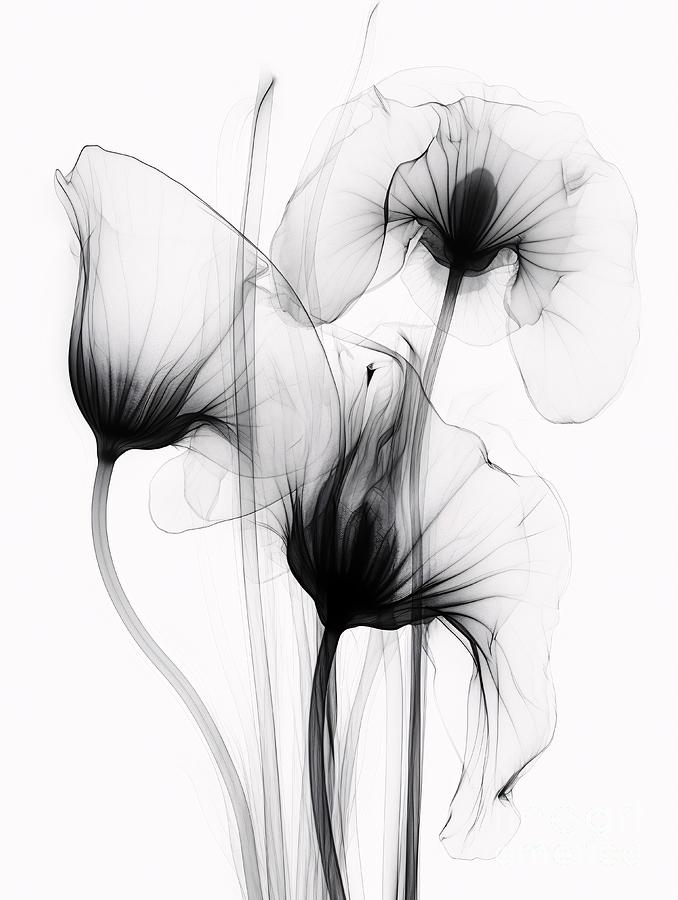 Botanical Radiography Digital Art Digital Art by Stylish Stacks - Fine ...