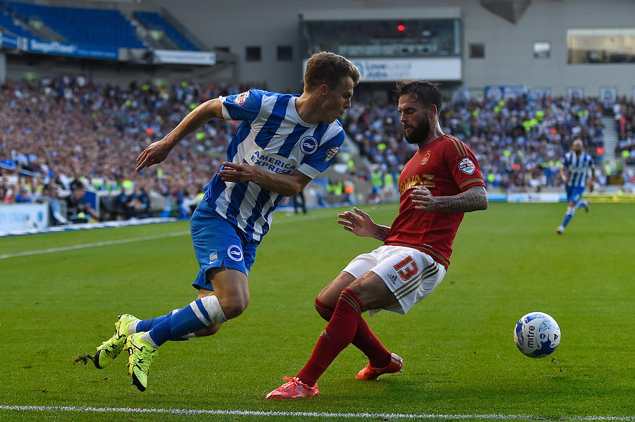 Brighton & Hove Albion v Nottingham Forest - Sky Bet Championship #3 Photograph by Mike Hewitt