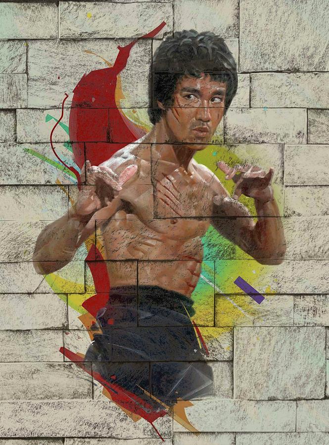 Bruce Lee Digital Art by Dawn Sipes - Fine Art America