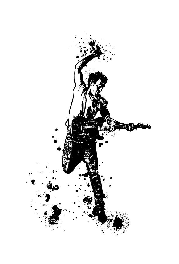 Bruce Springsteen #3 Drawing by Albert Echevarria - Fine Art America