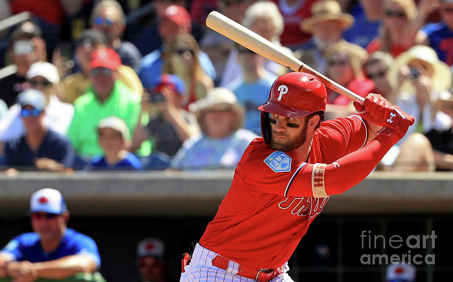 Bryce Harper Photograph by Mike Ehrmann Bryce Harper Photograph by Mike Ehrmann
