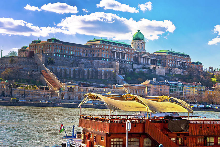 Budapest Danube river historic waterfront architecture springtim #3 ...