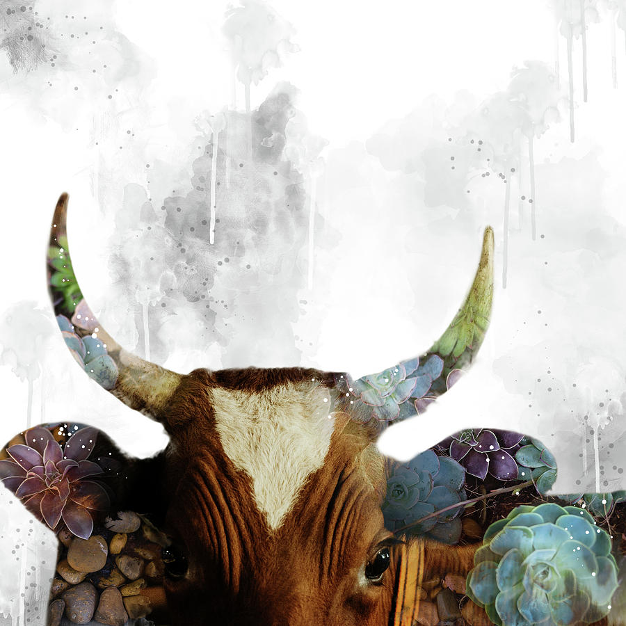 Bull animal illustration Digital Art by Rafal Kulik - Fine Art America