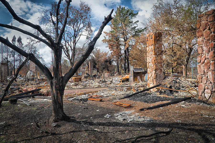 Burned Neighborhood #3 Photograph by Bill Oxford