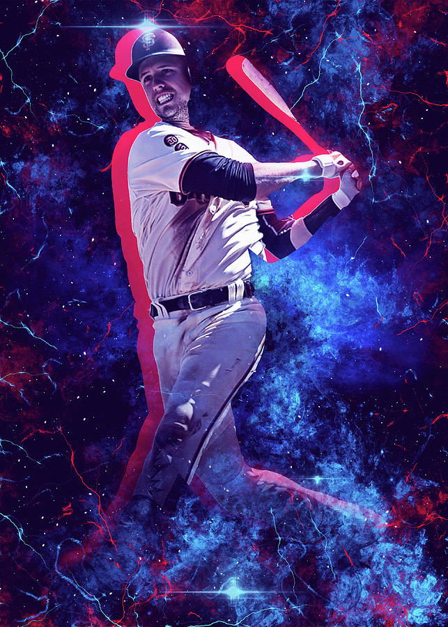 Buster Posey Digital Art By Yoyo Di