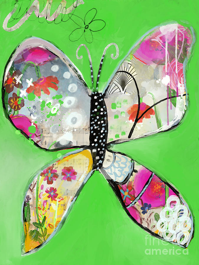 #3 Butterfly Painting by Lane Lenhart - Fine Art America