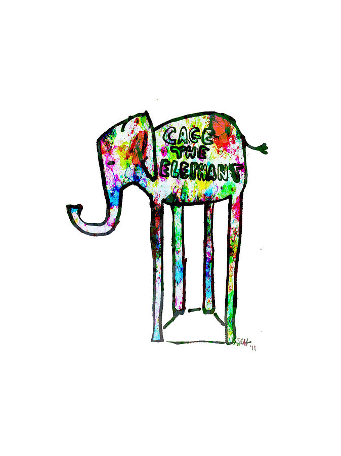 cage-the-elephant-digital-art-by-jeslina-abc-fine-art-america