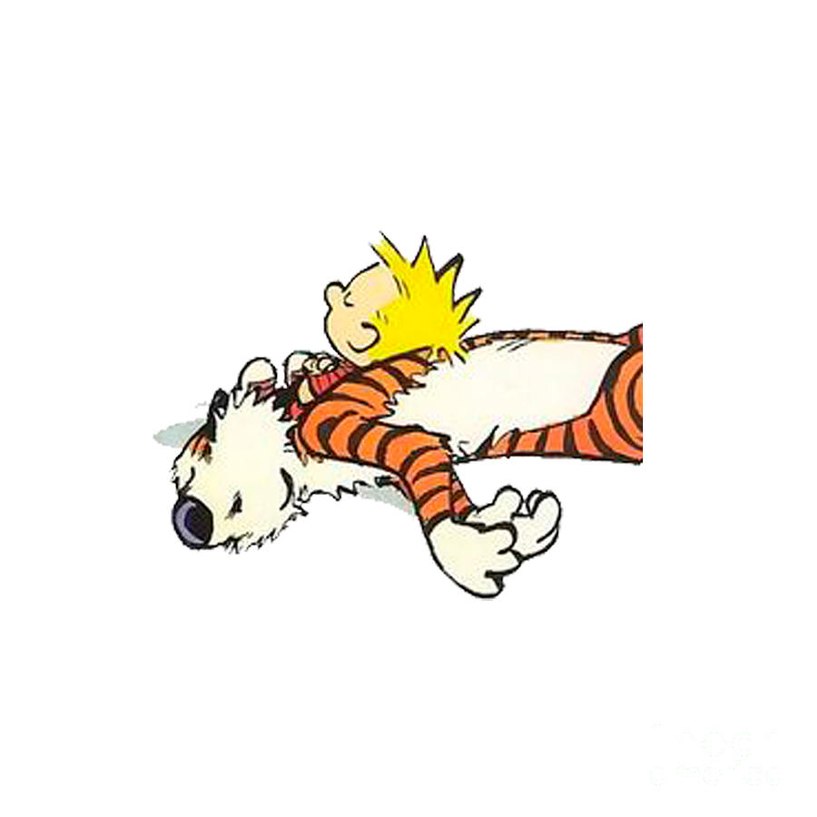 Calvin And Hobbes Digital Art by Lois K Williams