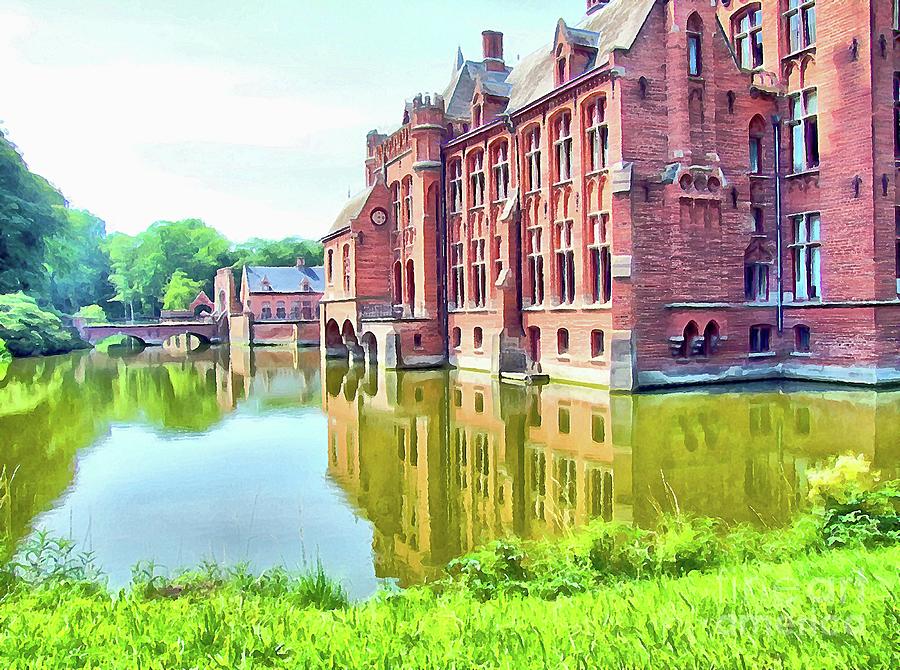 Castle Ten Berghe - Brugge #6 Digital Art by Joseph Hendrix